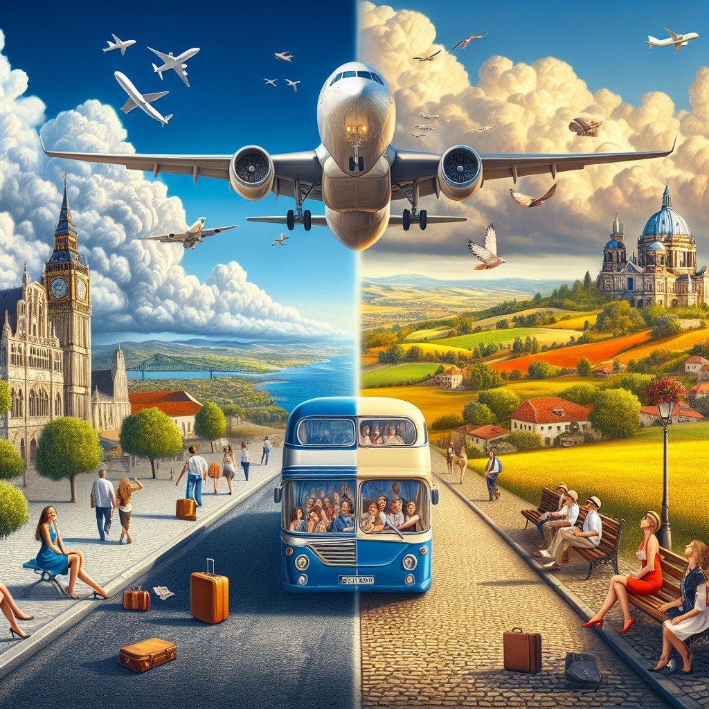 Circuite cu avion vs tururi cu autocar: ce aleg turiștii în Europa și de ce